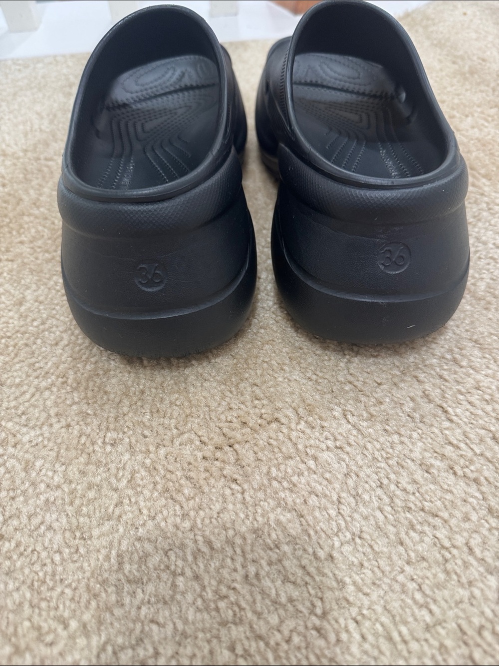Balenciaga Black Logo Slide Clogs - Picture 3 of 6